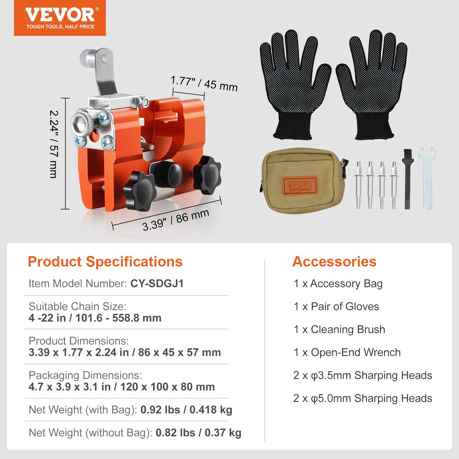 VEVOR Chainsaw Sharpener,