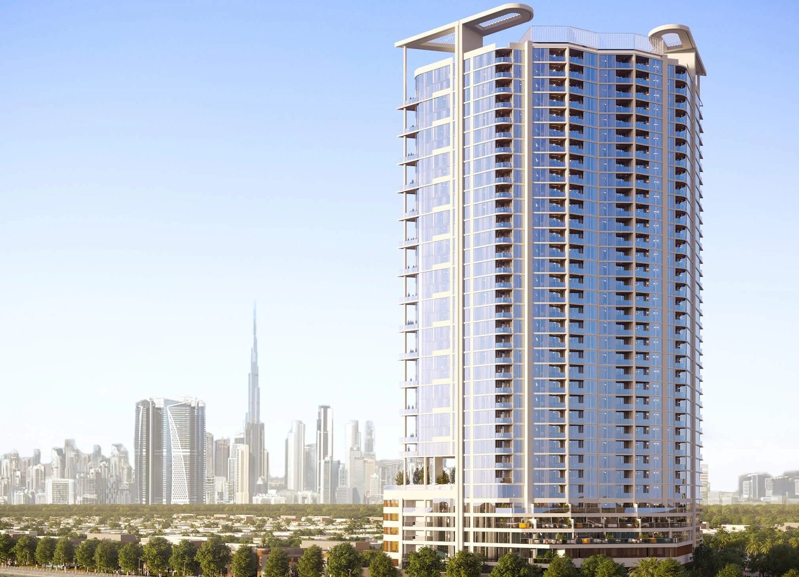 1 Bed + Study in Waves Grande Tower, MBR City (2109)