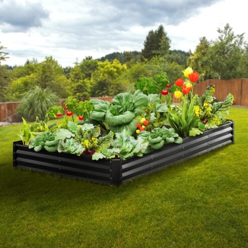 VEVOR Galvanized Raised Garden Bed Planter