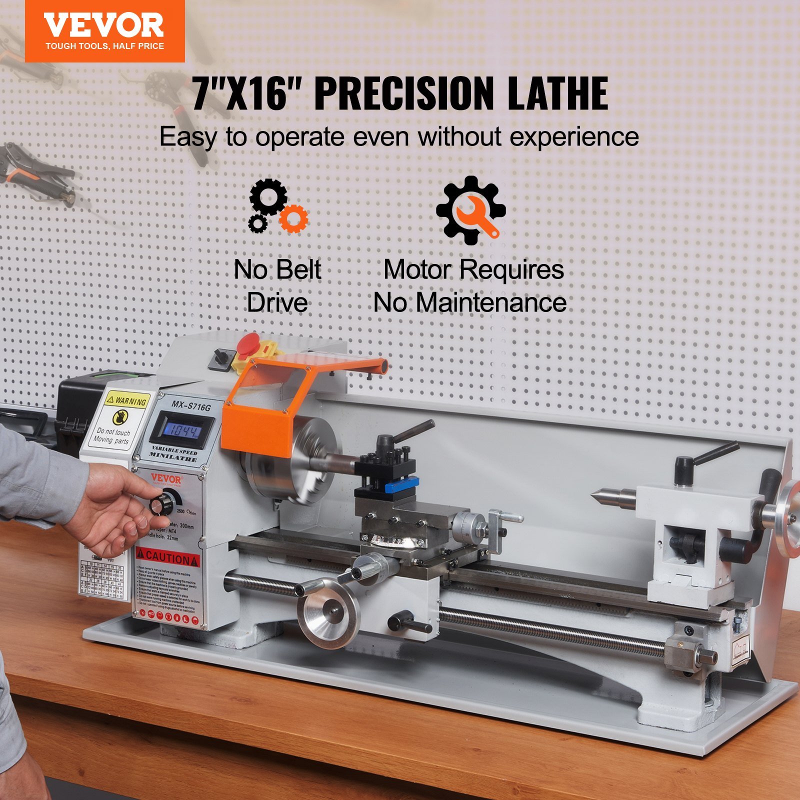 VEVOR Mini Metal Lathe Machine